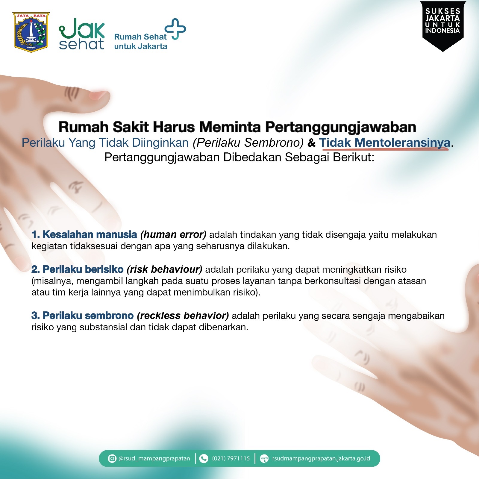 Kami Bertanggung Jawab untuk Menjaga Budaya Keselamatan